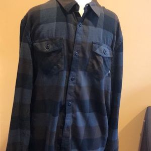XL tailored fit flannel Vans shirt